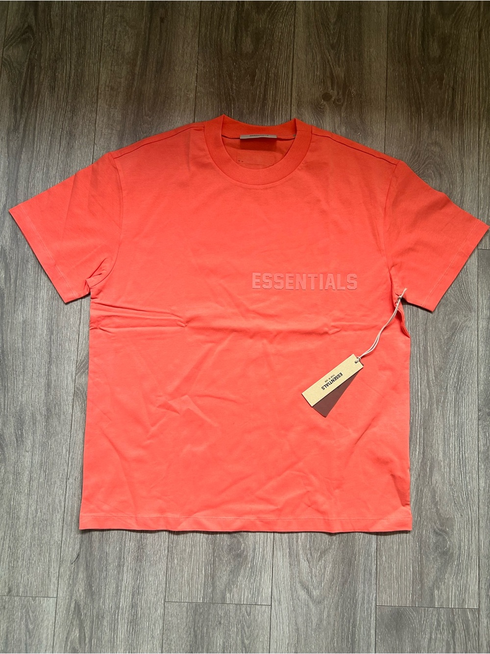 Size Medium | Essentials Fear of God Coral Tee